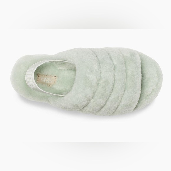 UGG Fluff Yeah Women’s Size 7 Slipper Retro Mint Green - Picture 4 of 11